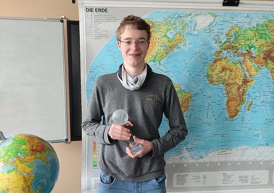 Alexander Heinemann ist Schulsieger (Foto: Christoph Sch&uuml;nemann)