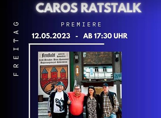 Premiere f&uuml;r Caros Ratstalk (Foto: privat)