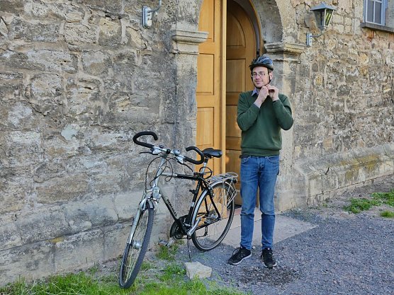 Kantor Michael Goos l&auml;dt zur musikalischen Radtour (Foto: Evangelischer Kirchenkreis S&uuml;dharz)