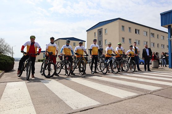 Gestartet wurde am Werkstor in Nordhausen (Foto: Schachtbau Nordhausen)
