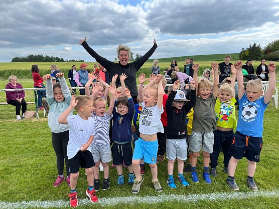 Viel Freude bei den Burgspatzen (Foto: Katrin Krusche)