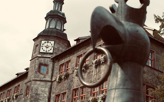 Im Nordh&auml;user Rathaus wehrt sich Michael Kramer gegen Vorw&uuml;rfe aus dem Landratsamt (Foto: agl)