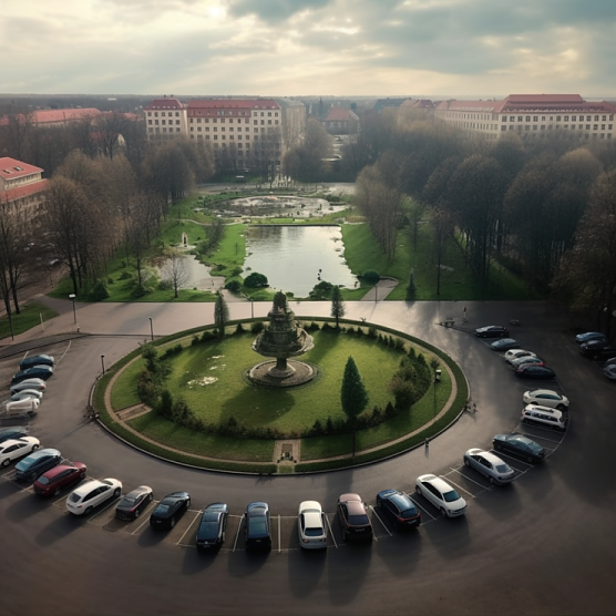 Hardraths Vorschlag f&uuml;r die Gestaltung des August-Bebel-Platzes (Foto: M. Hardrath)