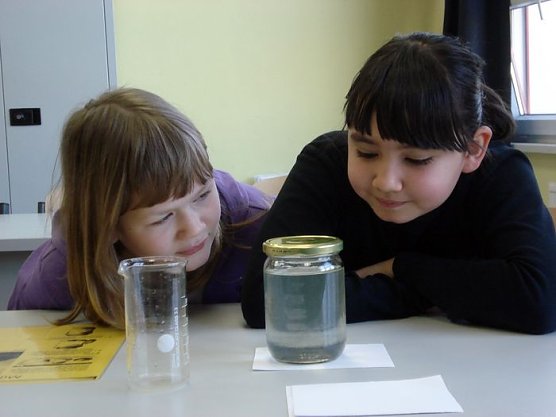 Neugierig in der Regelschule Nordhausen-Ost (Foto: privat)