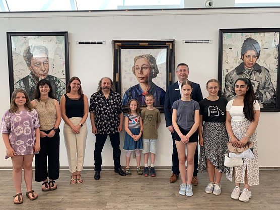 Das Portr&auml;t des Pariser K&uuml;nstlers Mustapha Boutadjine von K&auml;the Kollwitz wird in der nach ihr benannten Schule einen Ehrenplatz bekommen  (Foto: Kreissparkasse Nordhausen)