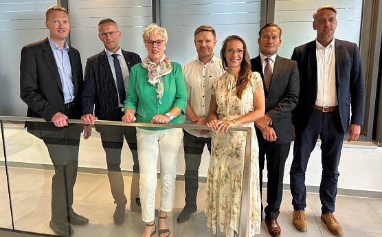 Aufsichtsrat (v.l.) Andre Vollmer, Gunther Hebestreit, Doris Schilling, Mike Szybalski, Dr. Kareen Schlangen, Alexander Link, Stefan Klante (Foto: WBG)