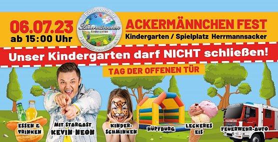 Programm zum Tag der offenen Tür (Foto: Förderverein Ackermännchen) Programm zum Tag der offenen Tür (Foto: Förderverein Ackermännchen)
