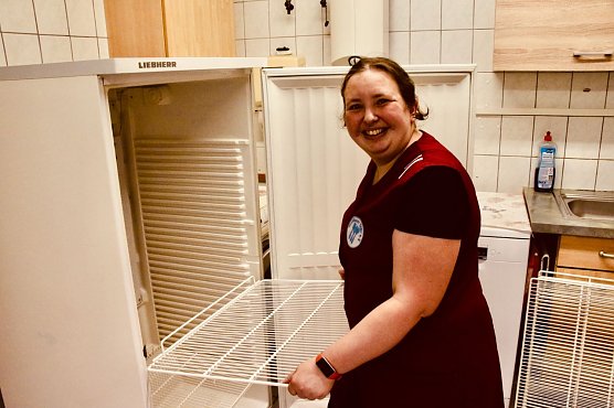 Die Ausgabe der Tafel ist im Moment geschlossen, gearbeitet wird im Haus trotzdem noch (Foto: agl)