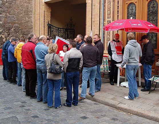 Aufgeheizte Stimmung (Foto: H. Michel)