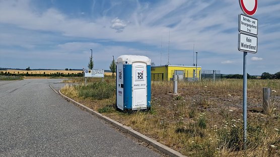 Das ist momentan die erste Ansiedlung im Industriegebiet in der Goldenen Aue im Landkreis Nordhausen (Foto: nnz)