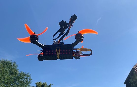 Nordhäuser Drohne im Testflug (Foto: Neitzke) Nordhäuser Drohne im Testflug (Foto: Neitzke)