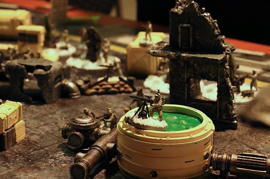 Gespielt wird auf aufwendig gestalteten Landschaften (Foto: agl) Gespielt wird auf aufwendig gestalteten Landschaften (Foto: agl)