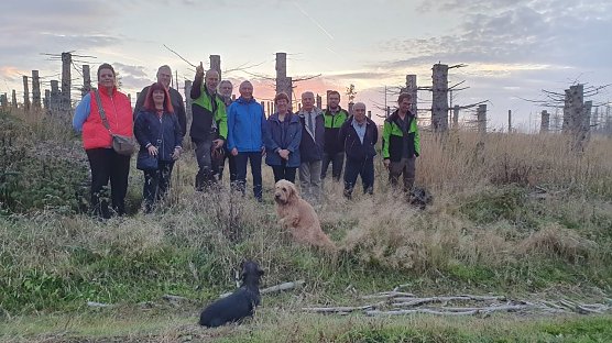 Der Umweltausschuss des Kreises auf Exkursion im S&uuml;dharz (Foto: Th&uuml;ringenForst)