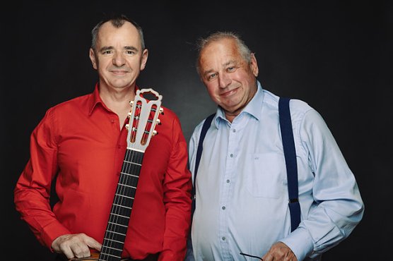 Frank Fr&ouml;hlich und Hilmar Eichhorn (Foto: Robert Jentzsch)