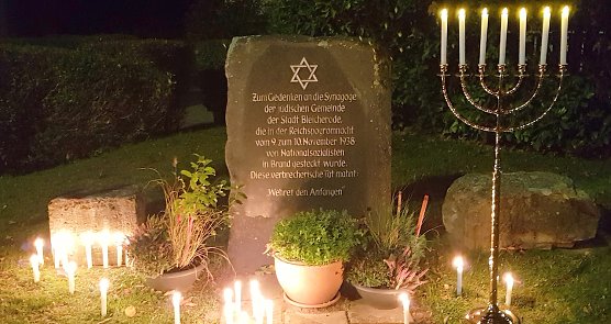 Gedenken in Bleicherode (Foto: R.Englert)