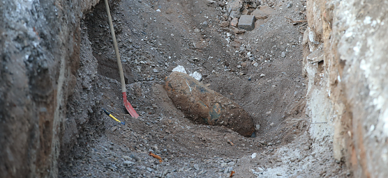 Bombenfund in der Rothenburgstra&szlig;e (Foto: S. Dietzel)