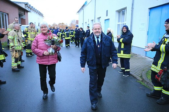 Uwe Peter auf seinem letzten Amtsgang (Foto: S. Dietzel)