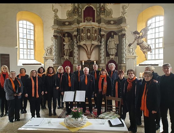 Der Cantamus Chor freut sich wieder auftreten zu k&ouml;nnen (Foto: Gerald Sch&uuml;tze)