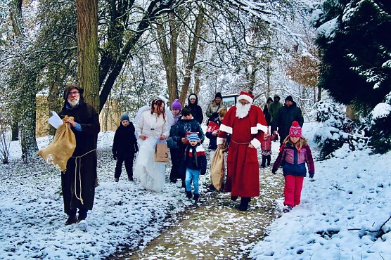 Winterwunderland im Park Hohenrode beim "Advent im Park" im vergangenen Jahr (Foto: F&ouml;rderverein Park Hohenrode)