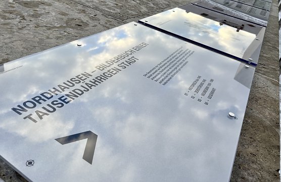 Bildtafeln am Nikolaiplatz (Foto: Stadtverwaltung Nordhausen)