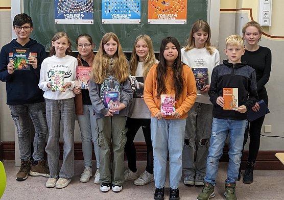 Teilnehmer des diesjährigen Vorlesewettbewerbes (Foto: J.Wünsche) Teilnehmer des diesjährigen Vorlesewettbewerbes (Foto: J.Wünsche)