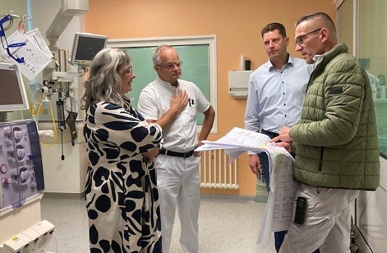 Ministerin Werner zu besichtigen im Südharz Klinikum (Foto: SHK) Ministerin Werner zu besichtigen im Südharz Klinikum (Foto: SHK)