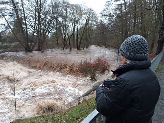 Der "Zorgefall" im Bereich des Stadtparkes (Foto: nnz)