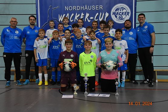 Erfolgreiche Nachwuchskicker der D2 (Foto: Martina Nebelung)