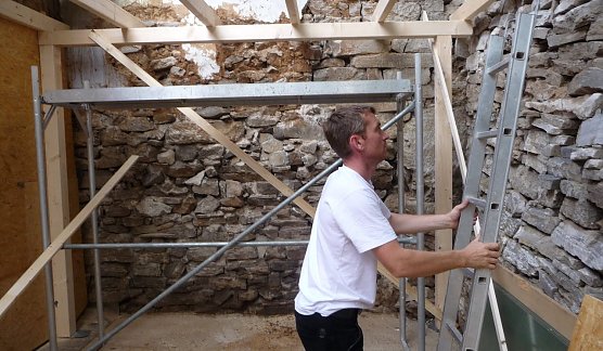 Bauarbeiten werden sich demn&auml;chst auf Reparaturen und Ausbesserungen beschr&auml;nken (Foto: C.Wilhelm)