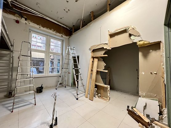 Im B&uuml;rgerservicezentrum laufen die Umbauarbeiten (Foto: Stadt Nordhausen)