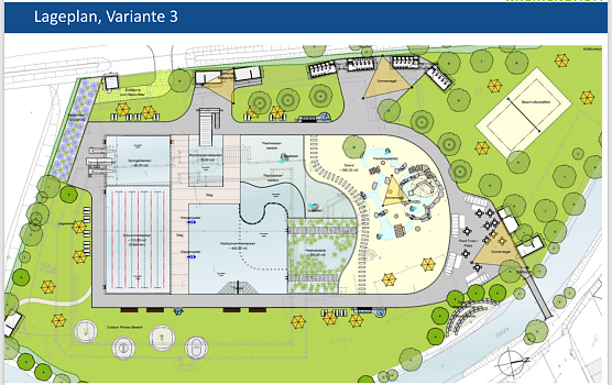 Entwurf f&uuml;r die Neugestaltung des Salza-Quellbades (Foto: Badehaus Nordhausen)