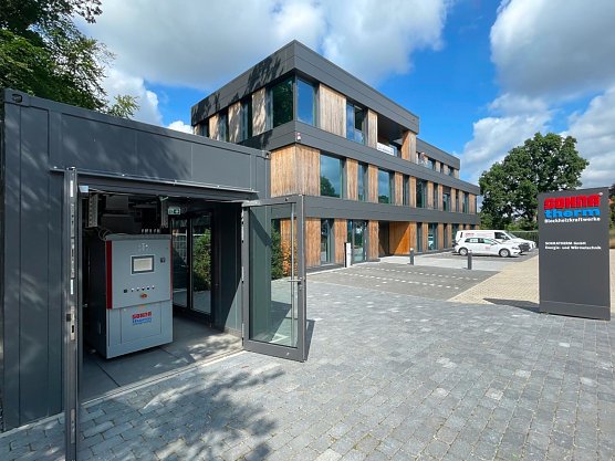 Ein BHKW Kompaktmodul aus dem Hause Sokratherm in Hiddenhausen (Foto: Sokratherm)