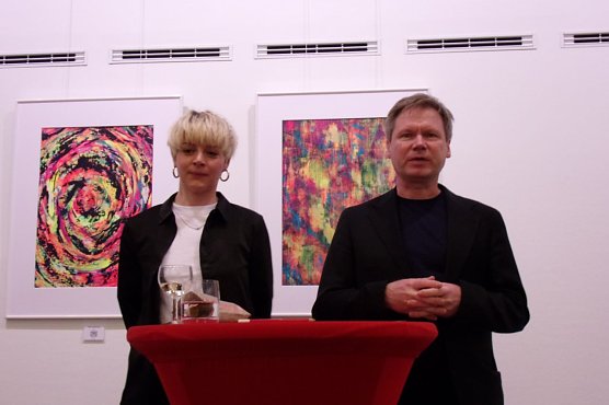 v.l.: Friederike L&auml;gel und Mario Moln&aacute;r (Foto: Hans Georg Backhaus)