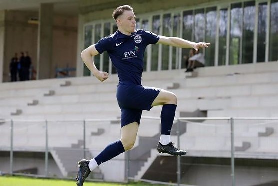 Lukas Ferchow feiert sein frühes Tor zur 1:0-Führung für Wacker (Foto: FSV Wacker 90) Lukas Ferchow feiert sein frühes Tor zur 1:0-Führung für Wacker (Foto: FSV Wacker 90)