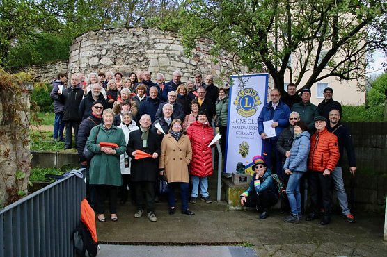 Der Nordh&auml;user Lions-Club und die franz&ouml;sichen Freunde (Foto: agl)