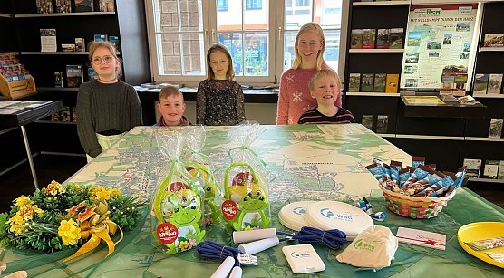 Siegerehrung der Brunnen Rallye (Foto: Stadtverwaltung Nordhausen)