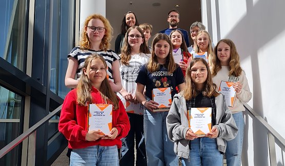 Vorlesewettbewerb in der Nordhäuser Bibliothek (Foto: Stadtverwaltung Nordhausen) Vorlesewettbewerb in der Nordhäuser Bibliothek (Foto: Stadtverwaltung Nordhausen)