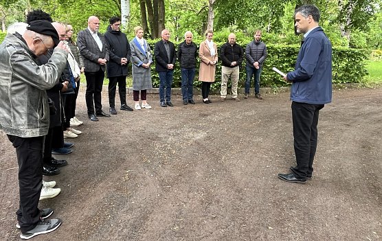 Gedenken zum Kriegsende in Nordhausen (Foto: Stadtverwaltung Nordhausen)