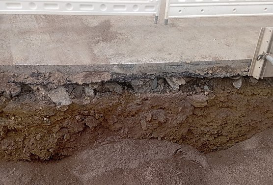 Sie sieht der Aufbau der Stra&szlig;e in Buchholz aus... (Foto: nnz)