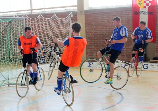 Die Ilfelder Radballer feiern am Samstag ihr 70j&auml;hriges Bestehen (Foto: Uwe Tittel)