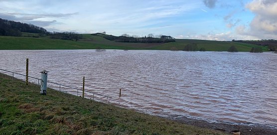 Die Iberg-Talsperre Weihnachten 2023 (Foto: Tim Sourell)