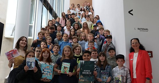 Start des Leseratten-Projekts heute in der Bibliothek (Foto: Stadtverwaltung Nordhausen)