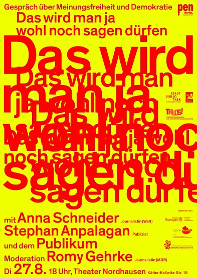 Das wird man ja wohl noch sagen d&uuml;rfen (Foto: Theater Nordhausen)