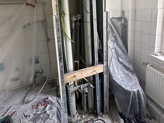 Strangsanierungen werden bei der WBG durchgef&uuml;hrt (Foto: WBG)