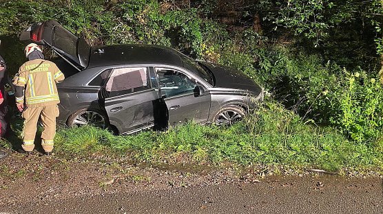 Alkoholfahrt vom Fahrzeug gemeldet (Foto: Feuerwehr Neustadt/Osterode, Silvio Dietzel)