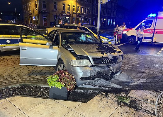 Verfolgungsjagd in Nordhausen (Foto: S.Dietzel) Verfolgungsjagd in Nordhausen (Foto: S.Dietzel)