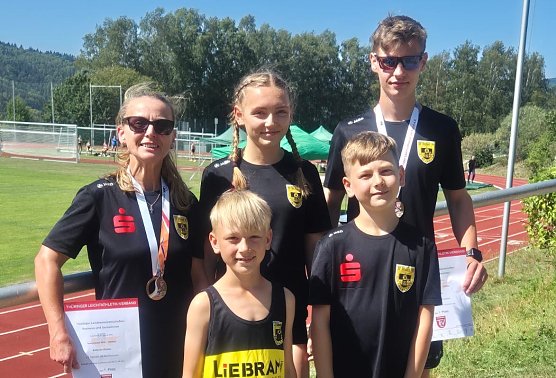 Erfolgreiche Nordh&auml;user Leichtathleten (Foto: K.Rotter)