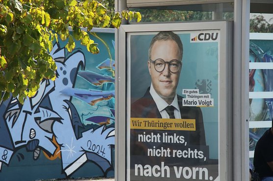 Der CDU Spitzenkandidat für Thüringen, Mario Voigt (Foto: agl) Der CDU Spitzenkandidat für Thüringen, Mario Voigt (Foto: agl)
