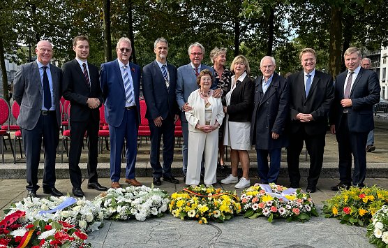Oberb&uuml;rgermeister Kai Buchmann und Barbara Rinke zu Besuch in Antwerpen  (Foto: Stadtverwaltung Nordhausen)