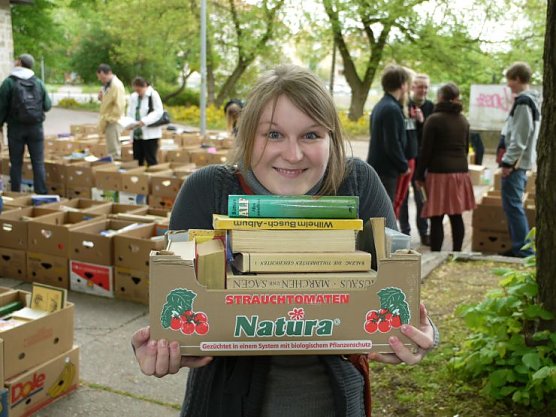 Da freut sich der B&uuml;cherfreund (Foto: Angelo Glashagel)